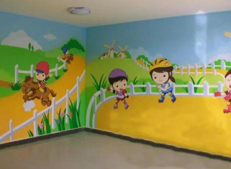 龙岩幼儿园墙体彩绘制作流程及注意事项
